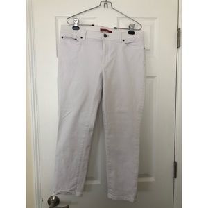 LL Bean White Denim Pants